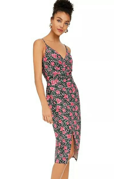 Betsey Johnson Rose Leopard-Print Sheath Dres - Picture 2 of 2